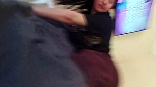 Horny Stepsister Sneaks into Room Spanks Curvy Ass to Provoke Dirty Latina Fuck