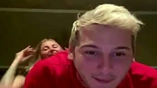 Periscope Teen Part 1: Blonde Shows Off Tits
