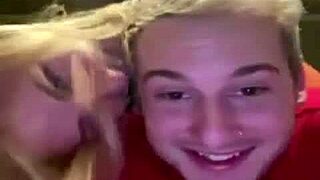 Periscope Teen Part 1: Blonde Shows Off Tits