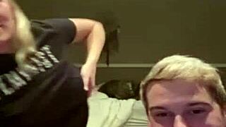 Periscope Teen Part 1: Blonde Shows Off Tits