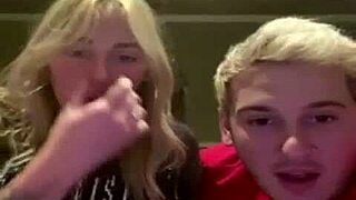 Periscope Teen Part 1: Blonde Shows Off Tits