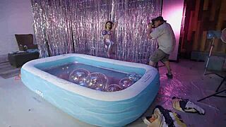 Damn these big tits on that cute sexy model are unreal