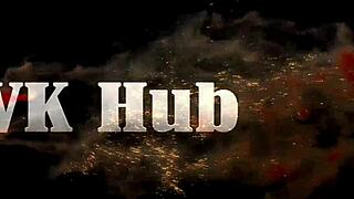 Dap Bella Gray Screams as Two Monster Cocks Stretch Asshole Gaping Double Anal Fuck Rough