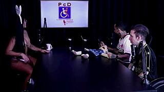 Chatting dirty with Tifany Rocha in sheer red 😈🔥👀