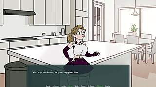 roommates lockdown assjob turns into big tits big ass cartoon frenzy