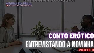 hey, wrapping up my interview with this young married cutie outdoors 😏