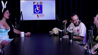 Tifany Rocha teases in sheer red during filthy casting interview full of dirty talk