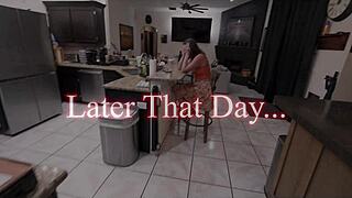 stepmom makes me king for a day teases with handjob part 1 helena price