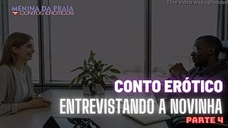 hey, wrapping up my interview with this young married cutie outdoors 😏