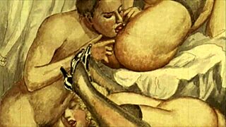 Vintage Erotic Cartoon Drawings Tease Antique Desires