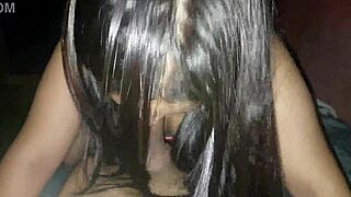 ella knows how to keep her stepdad smiling with that deep, loving blowjob every time