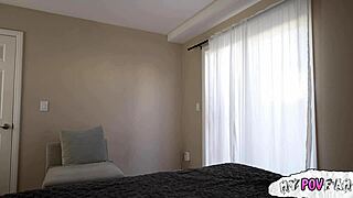 i caught stepdaughter after party now she rides daddy cock cowgirl pov