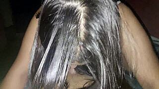 ella knows how to keep her stepdad smiling with that deep, loving blowjob every time