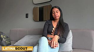 big tits 18yo latina model gets stripped and roughly pounded in amateur casting