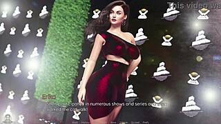 anime couple gets intimate in dating game hentai scene 29.