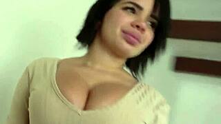 Bubble Butt Big Tits Latina Rides Monster Cock Homemade Audition!