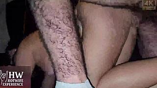 Casada's Huge Cock Accountant Pounds Her Bent Over in Lingerie Cuckold