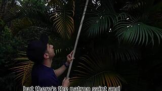 watching my employee work got me so horny i fucked him deep doggystyle spooning cum in mouth abby carter