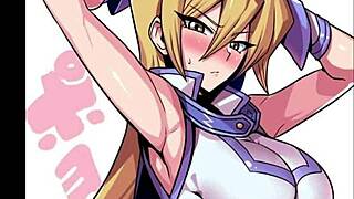 Tenjouin Asuka shakes big ass and tits in erotic Yu-Gi-Oh GX opening song video by sexfannr3