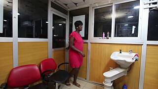 Hot client catches me watching porn we fuck wildly outdoors 😍