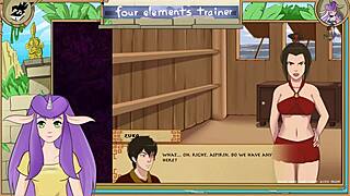 oh man avatar airbender trainer part 33 got me teasin' big tits ass monster cock hentai fun