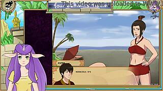 oh man avatar airbender trainer part 33 got me teasin' big tits ass monster cock hentai fun