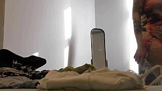 Tall skinny beauty Greta tries sexy lingerie at porn casting