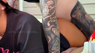 colombian model's secret vid of slurping and riding student's huge cock