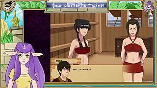oh man avatar airbender trainer part 33 got me teasin' big tits ass monster cock hentai fun