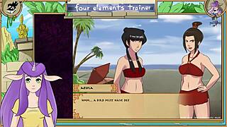oh man avatar airbender trainer part 33 got me teasin' big tits ass monster cock hentai fun