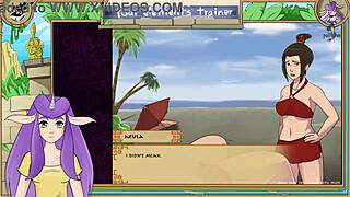 oh man avatar airbender trainer part 33 got me teasin' big tits ass monster cock hentai fun