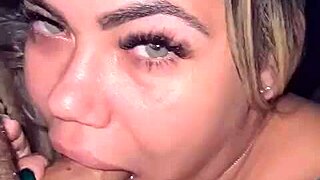 i sucked that naughty client's thick cock so good until he filled my mouth with hot cum