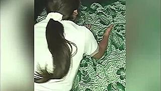 grabaNDo los GIMIEntos de mi HERMANastra cuando la COJO en perrito en mi cuarto