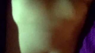 😍 Cute petite with big natural tits plays solo sensual boobs and pussy tease