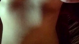 😍 Cute petite with big natural tits plays solo sensual boobs and pussy tease