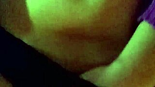 😍 Cute petite with big natural tits plays solo sensual boobs and pussy tease