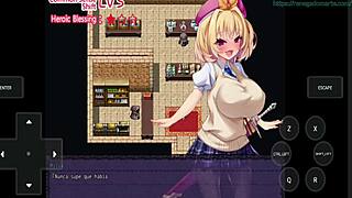 What glitch ruined brave princess Milia's vagina in emulation error?