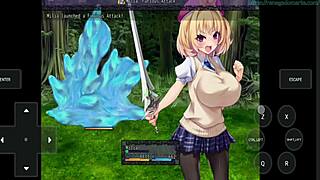 What glitch ruined brave princess Milia's vagina in emulation error?