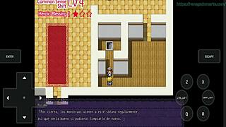 What glitch ruined brave princess Milia's vagina in emulation error?