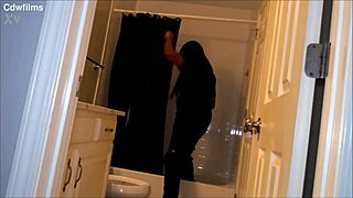 curvy ebony lady seduces burglar with oiled ass worship and monster bbc