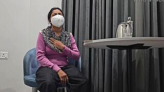 Indian Girlfriend's Big Tits Bounce in Romantic Homemade Doggystyle Fuck