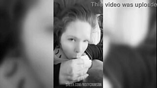 mmm this cute chubby redhead milf gives the most sensual teasing blowjob pov ever