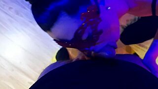 My Argentine princess hones her blowjob skills daily with cute small tits and tattoos