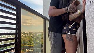 Fucked College Friend Hardest In Sheer Lingerie