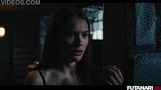 coco bae sprouts cock real futa turns brunette into shemale pussy muncher