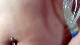 brazilian blonde bombshell rides sofa in secret pov footage