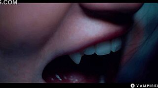 lesbian vampire blake blossom fingers mesmerized slave rissa may's wet pussy in halloween domination