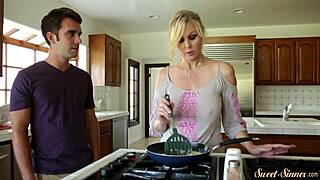 Classy Milf Stepmom Pussy Licked then Missionary Fucked in Taboo Fantasy