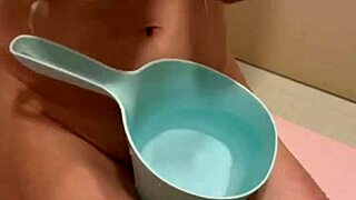 Wife's big hard nipples beg for licks and her naked body tempts you