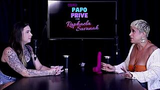 a brazilian milf humiliates small cock in casting then web dates rich guy for eight hours on sheer red lingerie